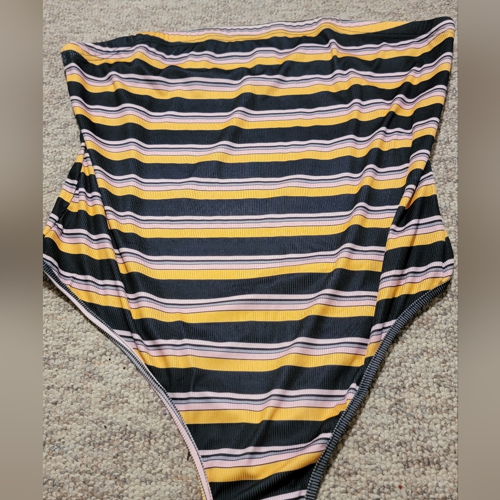 Striped Body Suit